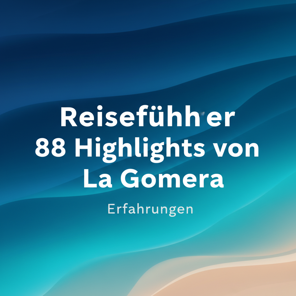 Reiseführer 88 Highlights von La Gomera Erfahrungen – Dein ultimativer Begleiter für unvergessliche Momente auf der grünen Insel